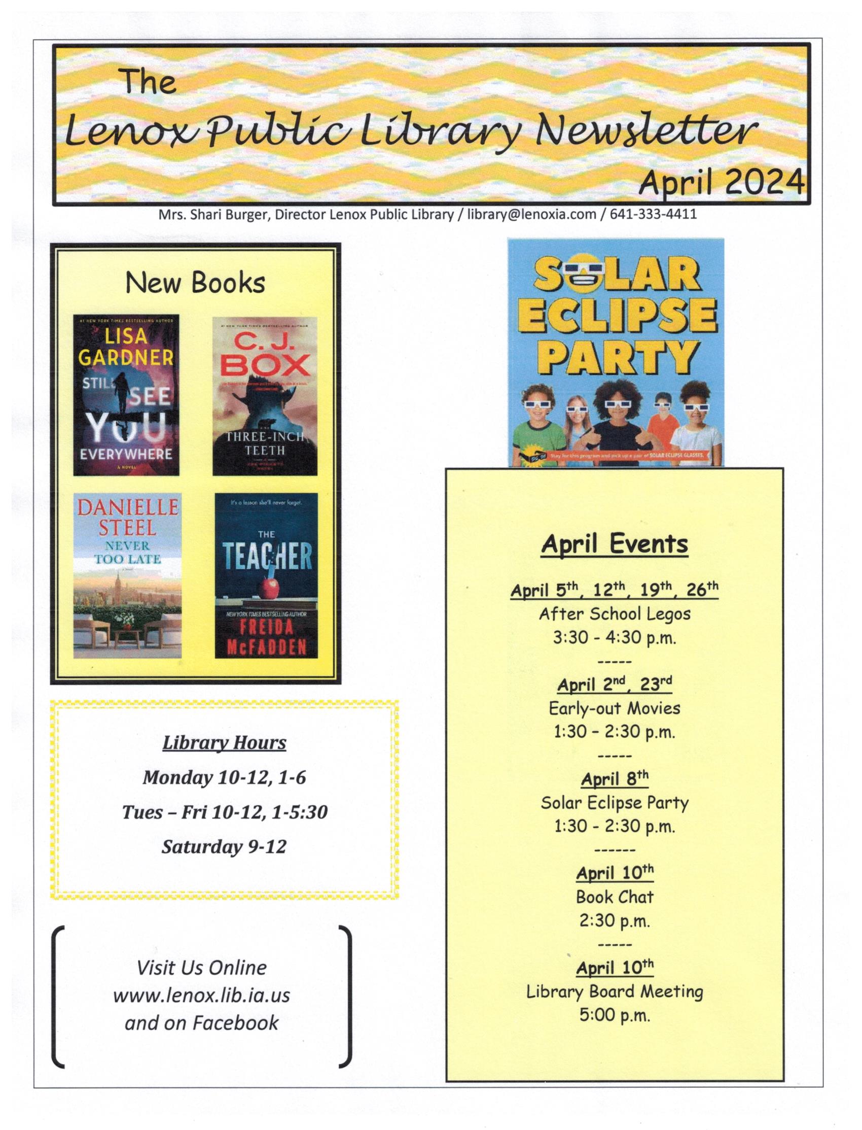 Lenox Public Library Lenox Public Library